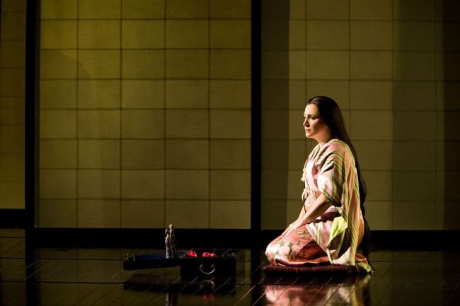 Patricia Racette as Cio-Cio-San in Puccini's "Madama Butterfly." Photo: Marty Sohl/Metropolitan Opera