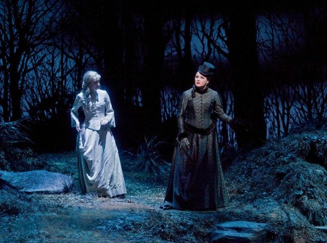 Anna Netrebko in the title role of Donizetti's "Lucia di Lammermoor." Photo: Ken Howard/Metropolitan Opera