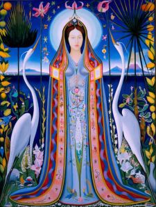 Purissima by Joseph Stella 1927 Oil on Canvas. Purchase with funds from Harriet and Elliott Goldstein and High Museum of Art Enhancement Fund