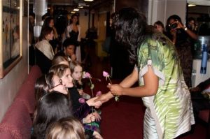 Pretty Yende greeting The Posse