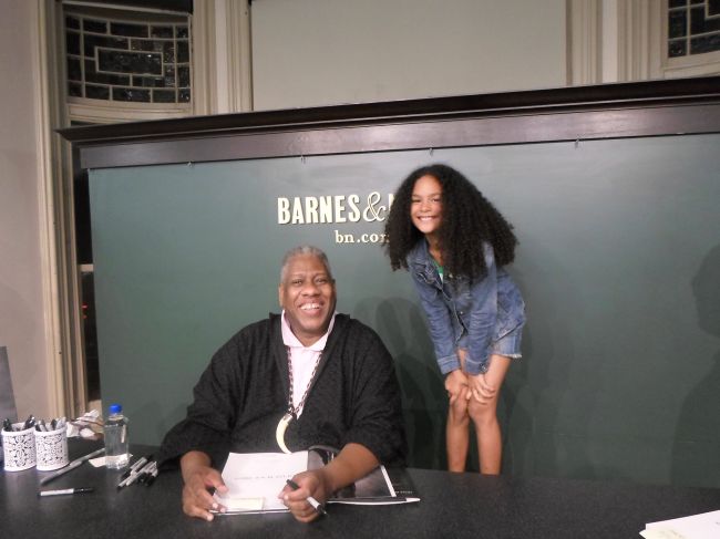 Layla & Mr. Talley signing her book
