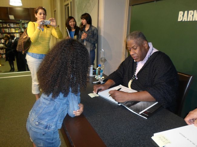 Layla & Mr. Talley signing her book