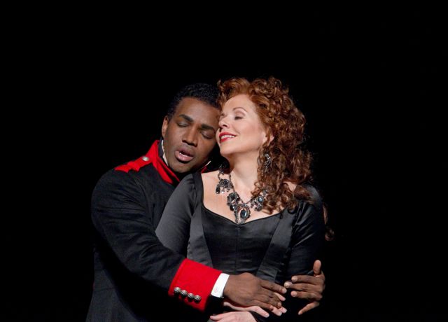 Lawrence Brownlee as Rinaldo and Renée Fleming in the title role of Rossini’s “Armida.”