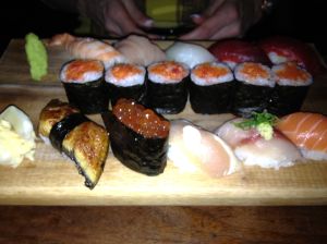 Yum- Sushi at Blue Ribbon Sushi
