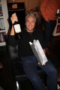 Jennifer opening a Secret Santa Present 