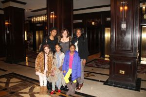 Lexi, Layla & Grace with Leslie, Roula & Alicia