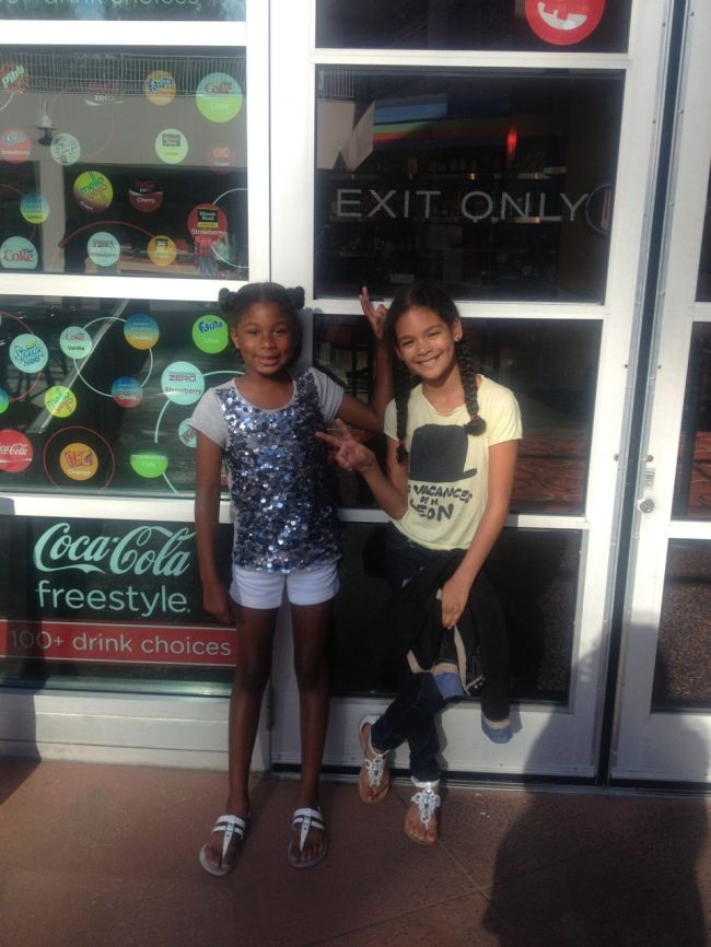 Grace & Layla after the opera