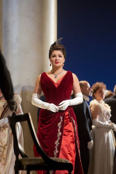 Anna Netrebko as Tatiana in Tchaikovsky's "Eugene Onegin." Photo: Ken Howard/Metropolitan Opera