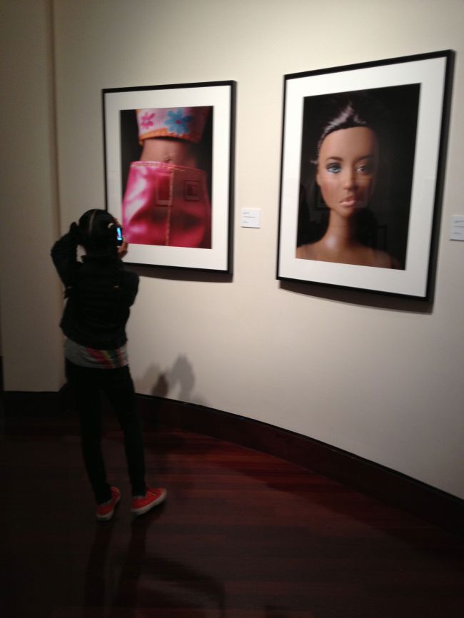 Layla photographing Shiela Pree-Bright Barbie images 