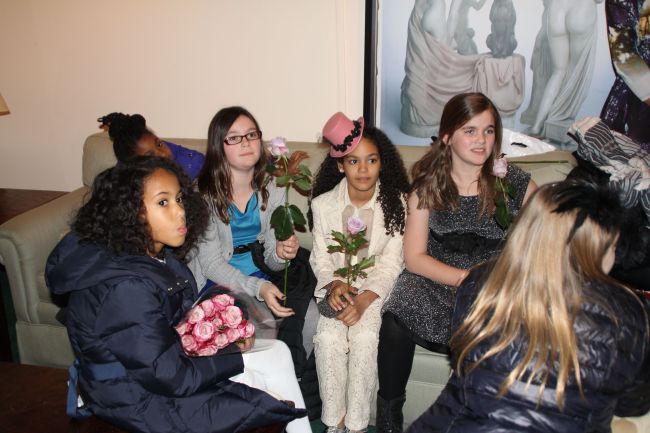 The Posse waiting in The Green Room 