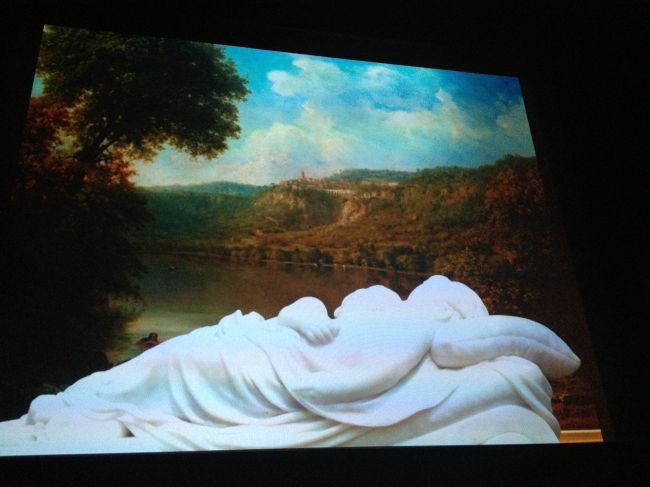 New composition- painting with sculpture 