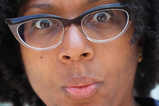 Layla, Lexi and Grace at the High Museum Kids Audio Guide Table Read 