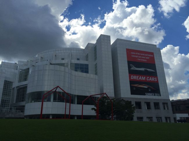 Lia and Layla outside The High Museum