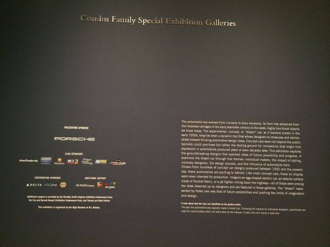 The Posse viewing the Dream Cars Exhibition