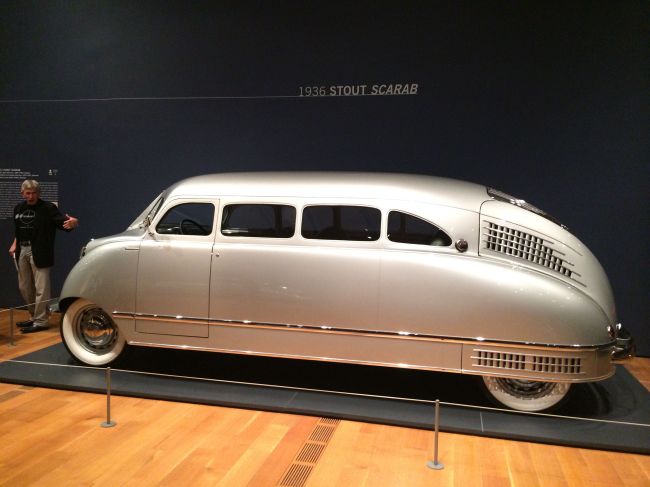The Posse viewing the Dream Cars Exhibition