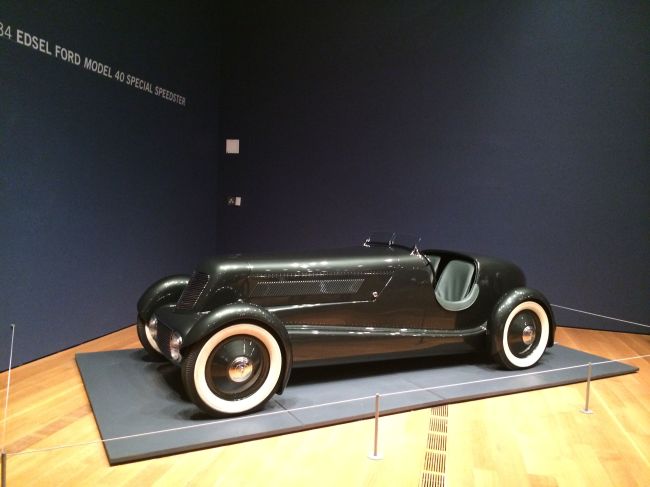 The Posse viewing the Dream Cars Exhibition