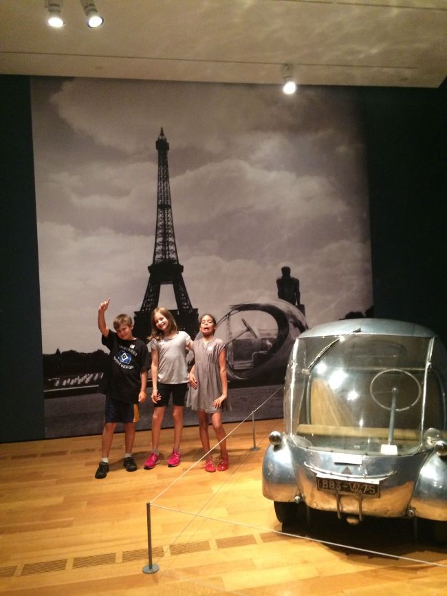 The Posse viewing the Dream Cars Exhibition