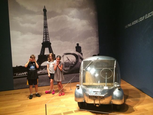 The Posse viewing the Dream Cars Exhibition