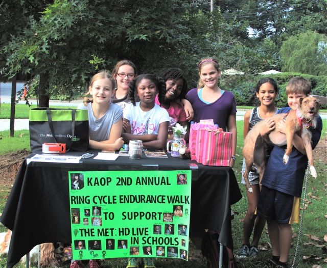 The Kids Opera & Art Posse at the 2nd Annual Ring Cycle Endurance Walk 