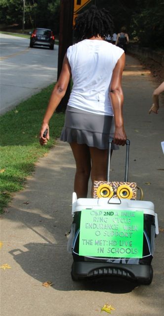 The Kids Opera & Art Posse at the 2nd Annual Ring Cycle Endurance Walk 