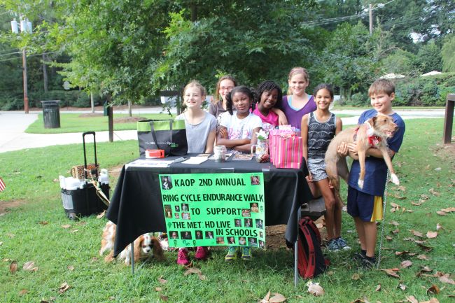 The Kids Opera & Art Posse at the 2nd Annual Ring Cycle Endurance Walk 