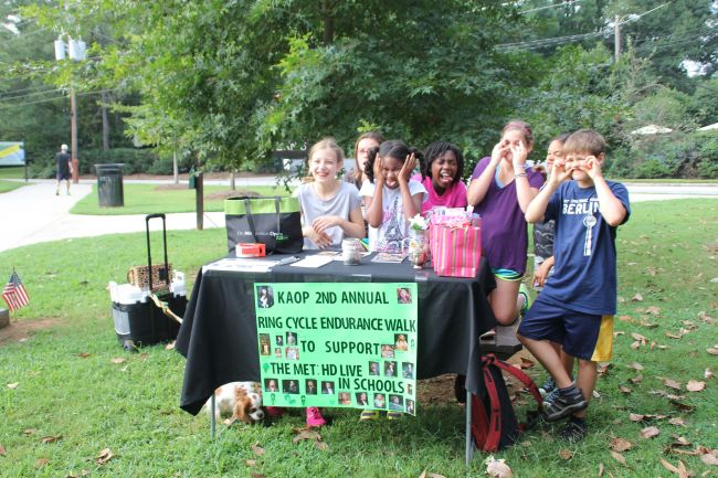 The Kids Opera & Art Posse at the 2nd Annual Ring Cycle Endurance Walk 