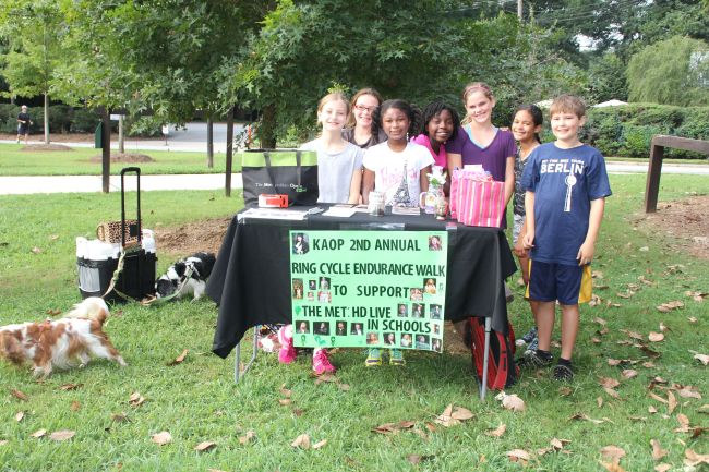 The Kids Opera & Art Posse at the 2nd Annual Ring Cycle Endurance Walk 
