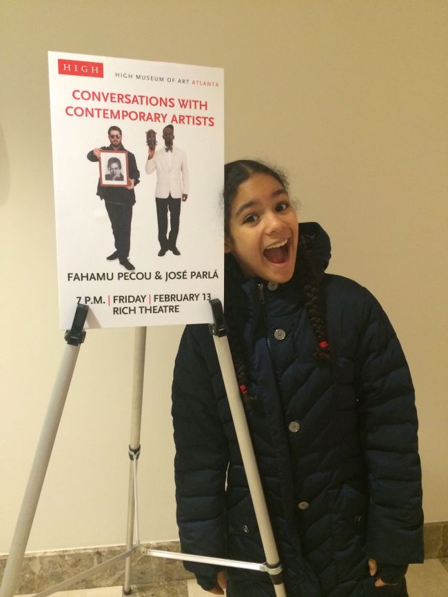 Layla with Lecture Poster 