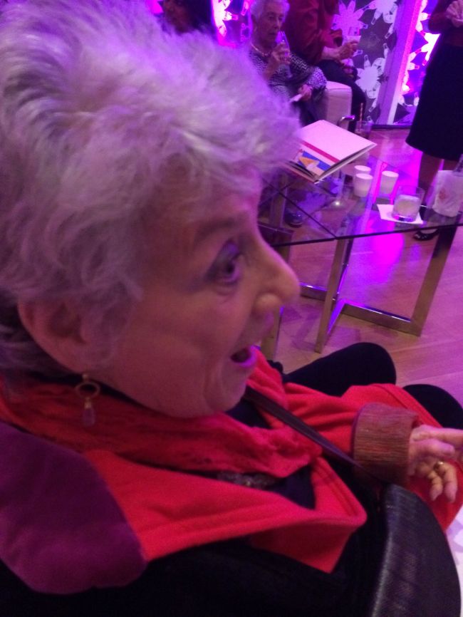 Layla at the Coca-Cola Exhibition opening