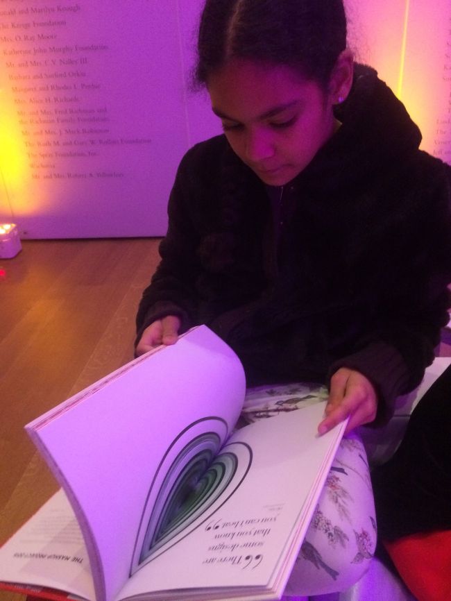 Layla at the Coca-Cola Exhibition opening