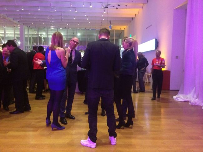 Layla at the Coca-Cola Exhibition opening