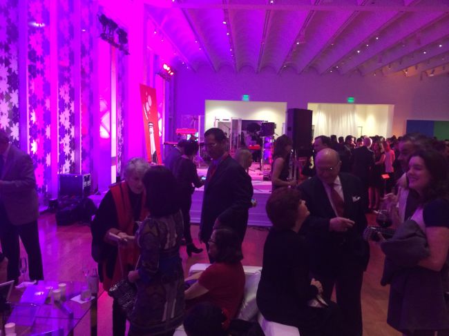 Layla at the Coca-Cola Exhibition opening