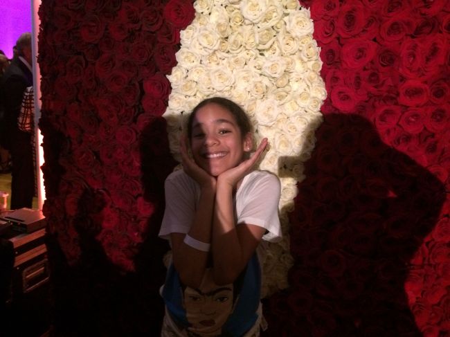 Layla at the Coca-Cola Exhibition opening