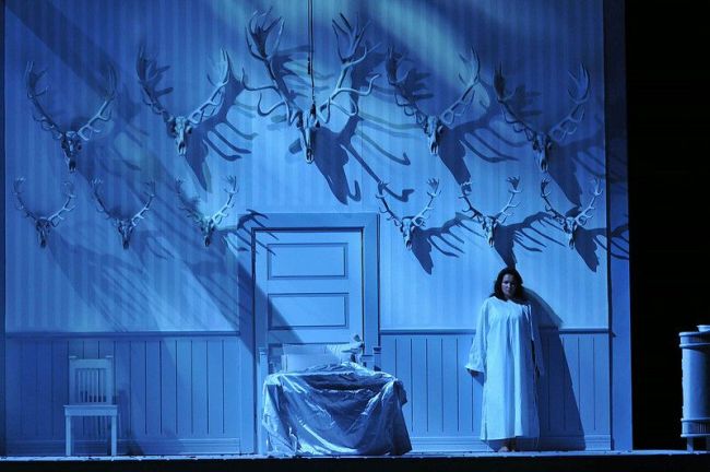 Peter Tchaikovsky IOLANTA A scene from Tchaikovsky's "Iolanta" part of a double bill with Bartók's "Duke Bluebeard's Castle."  Baden-Baden Festival photo: Andrea Kremper