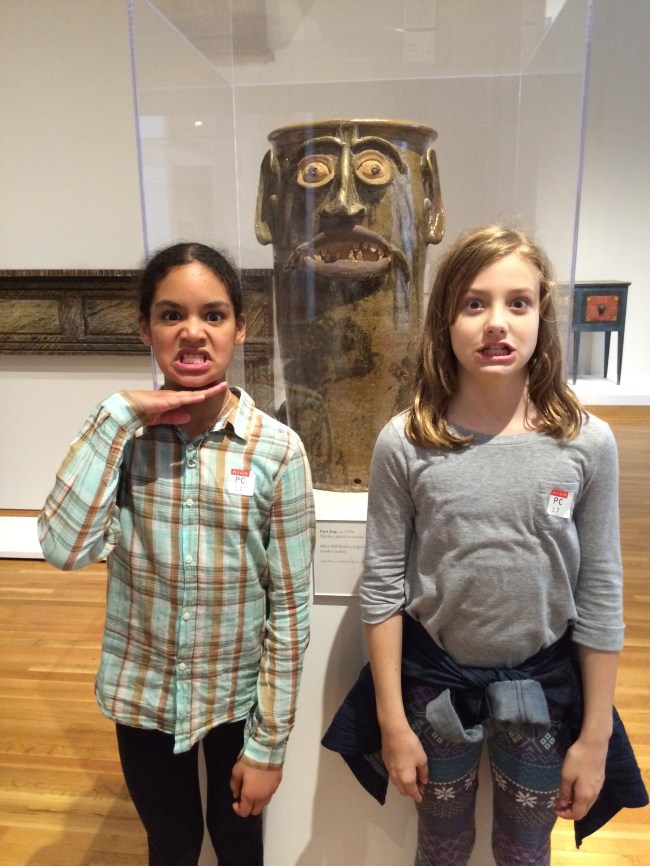 Layla, Lia and the clay face pot 