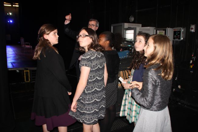 Backstage at Atlanta Opera before the performance
