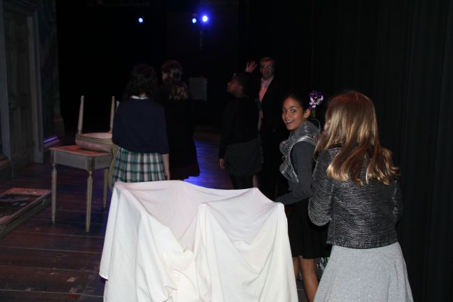 Backstage at Atlanta Opera before the performance