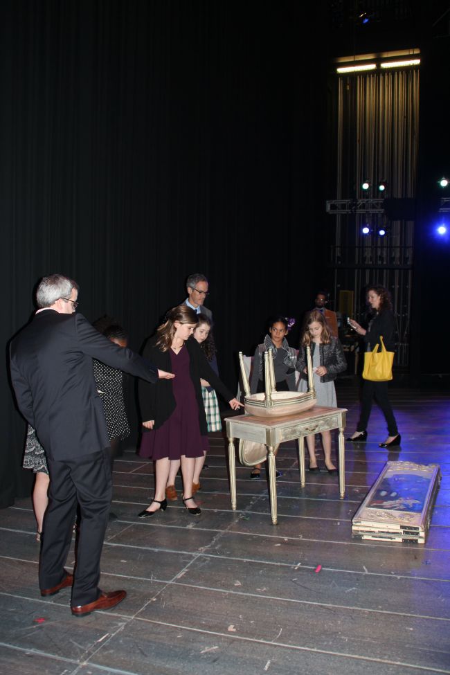 Backstage at Atlanta Opera before the performance