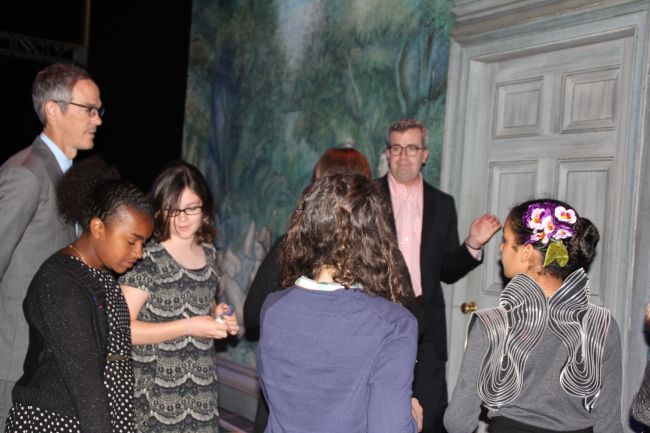 Backstage at Atlanta Opera before the performance