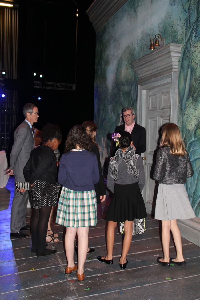 Backstage at Atlanta Opera before the performance