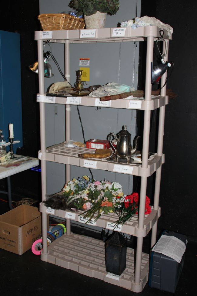 Backstage at Atlanta Opera before the performance