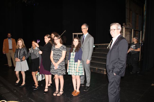 Backstage at Atlanta Opera before the performance