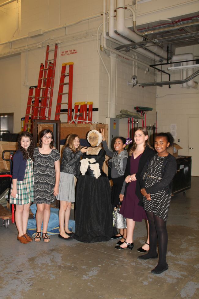 Backstage at Atlanta Opera before the performance