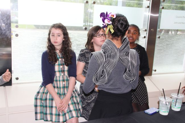 Backstage at Atlanta Opera before the performance