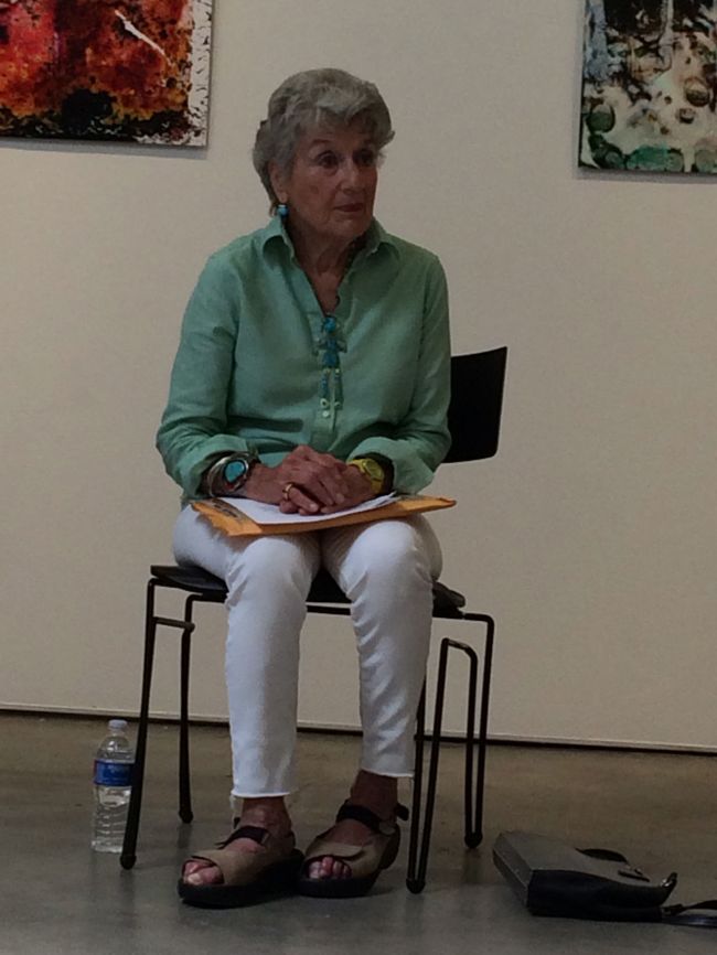 Lucinda's Talk at Marcia Wood Gallery 