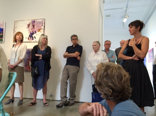 Lucinda's Talk at Marcia Wood Gallery 